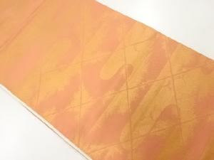 アンティーク　ヱ霞模様織出しリバーシブル全通袋帯（材料）